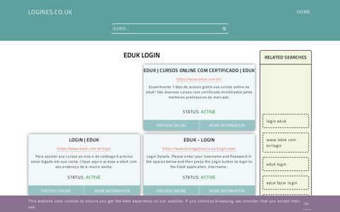 eduk login - General Information about Login - Logines.co.uk