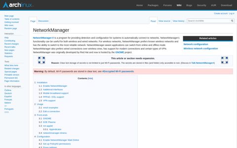 NetworkManager - ArchWiki