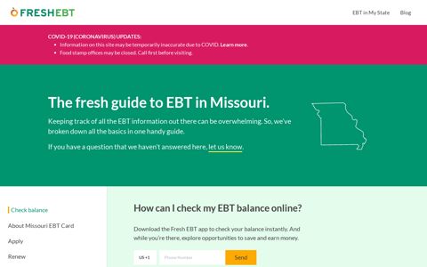The Fresh Guide to EBT in Missouri | Fresh EBT