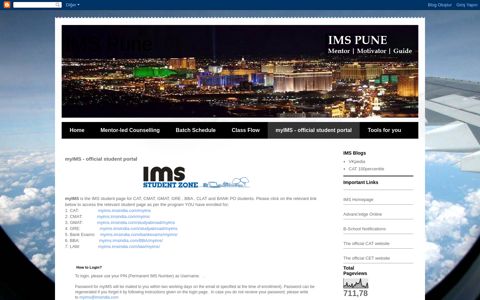 myIMS - official student portal - IMS Pune