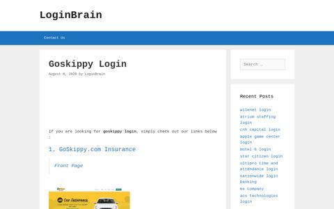 goskippy login - LoginBrain