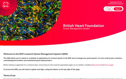 British Heart Foundation: Portal homepage