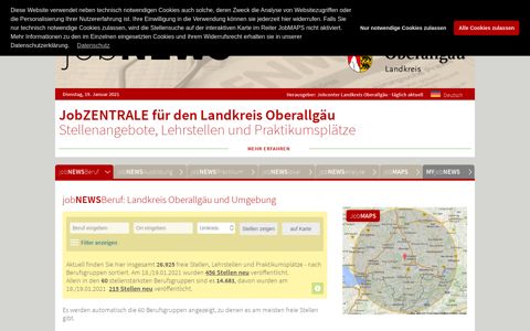 JobZENTRALE und jobNEWS für den Landkreis Oberallgäu ...
