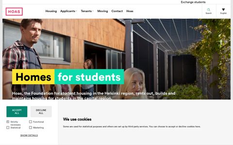 HOAS: Homes for students