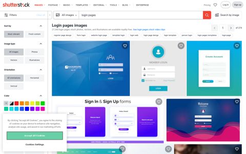 Login Pages Images, Stock Photos & Vectors | Shutterstock
