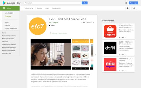 Elo7 · Produtos Fora de Série – Apps no Google Play