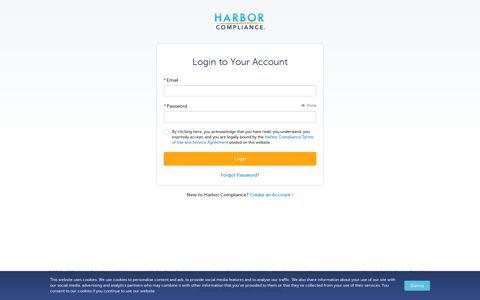 Login to Your Account - Harbor Compliance