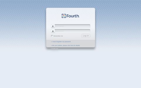 Fourth Hospitality Hospitality Software: Log-in