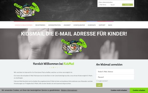 Herzlich Willkommen bei KidsMail - KidsMail E-Mail für Kinder