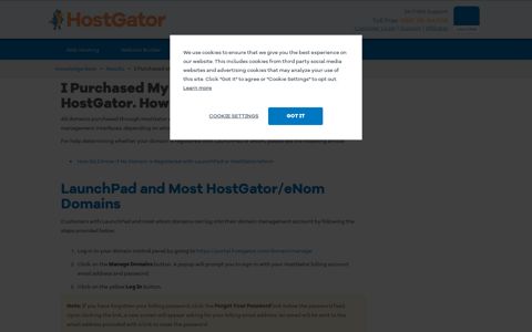 I Purchased My Domain Name from HostGator. How Do I Log ...