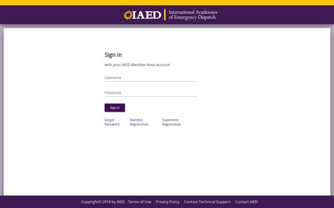 IAED - Supervisor Portal