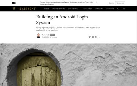Building an Android Login System. Using Python, MySQL, and ...