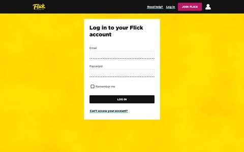 Log in to your Flick account - Flick Electric Co.