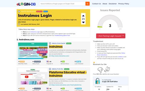 Instruimos Login - A database full of login pages from all over ...