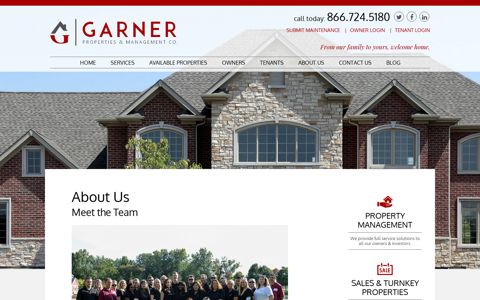 About Us - Garner Properties