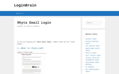 rhyta email login - LoginBrain