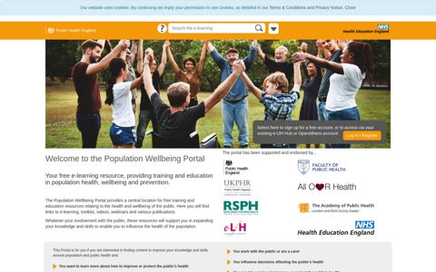 Population Wellbeing Portal