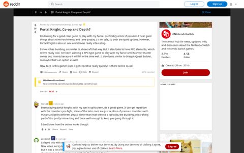 Portal Knight, Co-op and Depth? : NintendoSwitch - Reddit