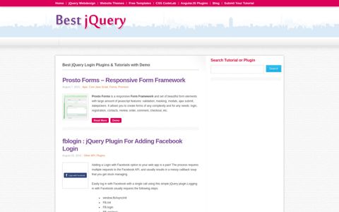 25+ jQuery Login Form Plugin with Example & Demo