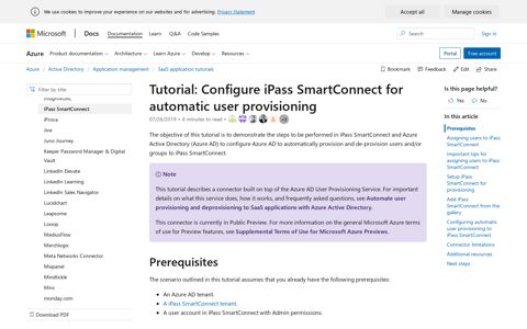 Tutorial: Configure iPass SmartConnect for automatic user ...