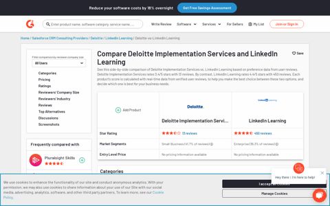Deloitte vs LinkedIn Learning | G2