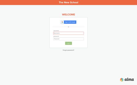 The New School - Alma