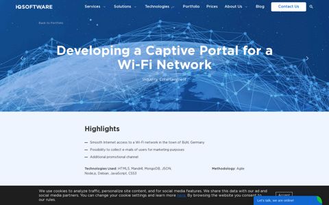 Developing a Captive Portal for a Wi-Fi Network - HQSoftware