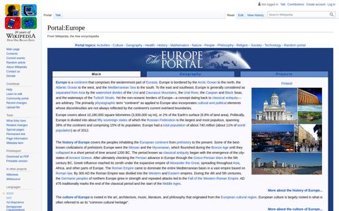 Portal:Europe - Wikipedia