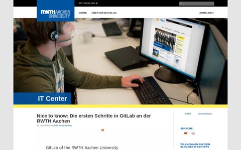 Nice to Know: The First Steps in GitLab at RWTH Aachen « IT ...