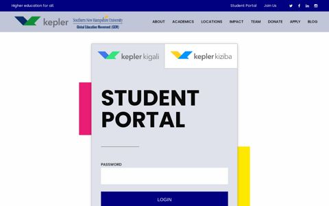 Student Portal - Kepler