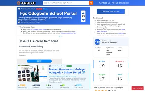 Fgc Odogbolu School Portal