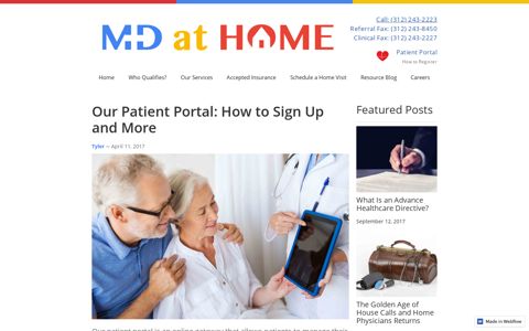 Our Patient Portal: How to Sign Up and More - MD at Home