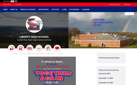 Liberty High / Homepage - Fauquier County Public Schools