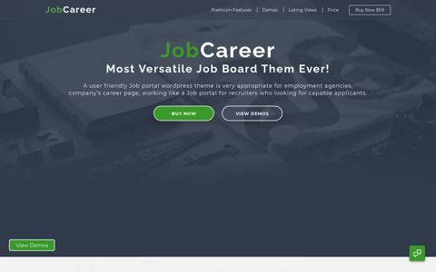 Job Career - Job Board Wordpress Theme - WP Job Portal ...