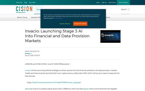 Invacio: Launching Stage 3 AI Into Financial and Data ...