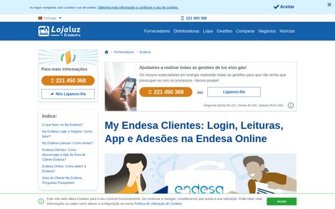 My Endesa Online: Login, Leituras, App Clientes e Adesões