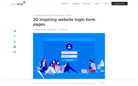 Login page design: 20 inspiring examples - Justinmind