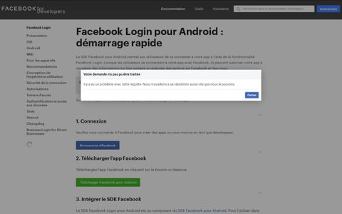 Android - Facebook Login - Facebook for Developers