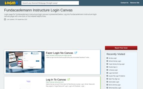 Fundacaolemann Instructure Login Canvas - Loginii.com