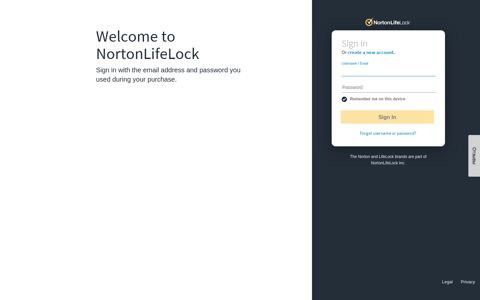 Sign In - Official Site | Norton Account Sign In & Set Up