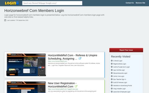 Horizonwebref Com Members Login - Loginii.com