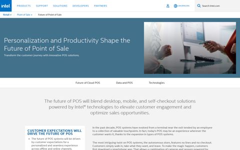 Future of Point of Sale (POS) - Intel