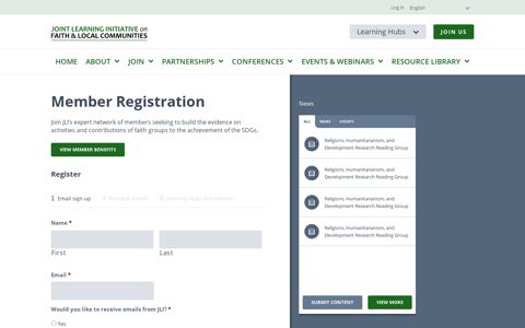 Member Registration - JLI