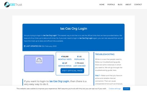 Ias Gss Org Login - Find Official Portal - CEE Trust