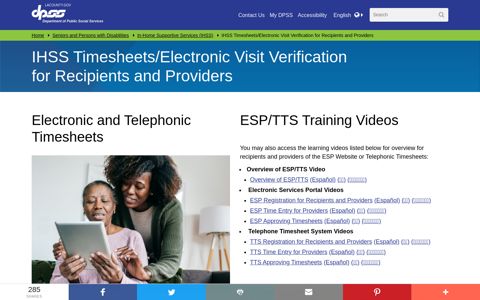 IHSS Timesheets/Electronic Visit Verification for Recipients ...