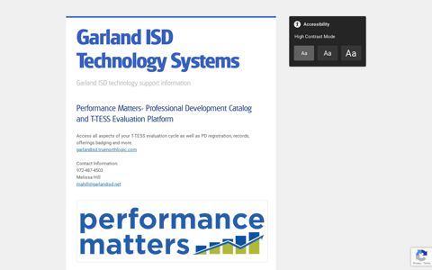 Garland ISD Technology Systems - Smore