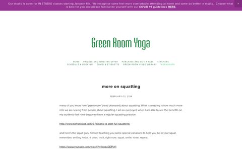 Ido Portal — Workshops etc — Green Room Yoga