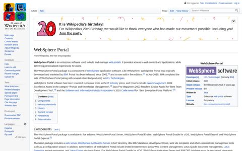 WebSphere Portal - Wikipedia