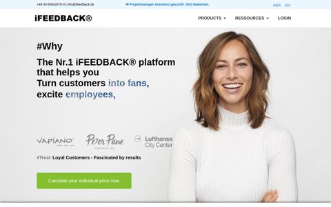 The Nr.1 iFEEDBACK® platform that helps you