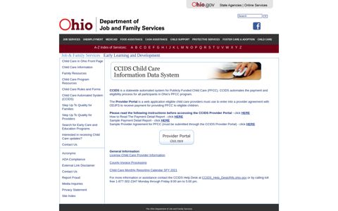 Early Learning and Development | Ohio Department of Job ...